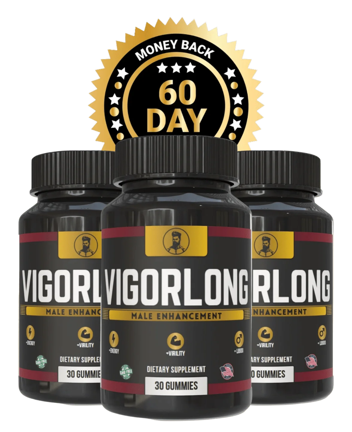 VigorLong Money Back Guarantee Seal